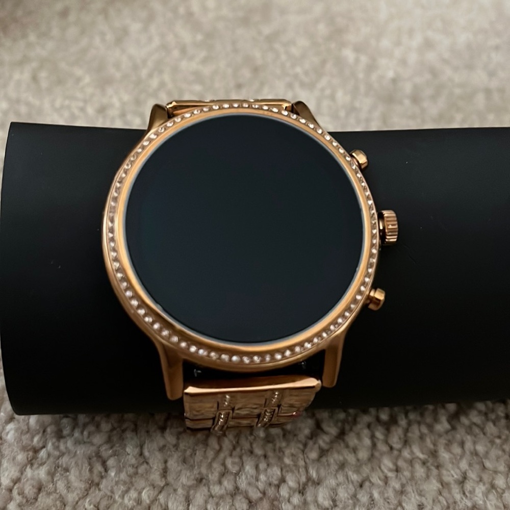 Fossil Gen 5 Julianna Stainless Steel Touchscreen Google Smartwatch ROSE GOLD